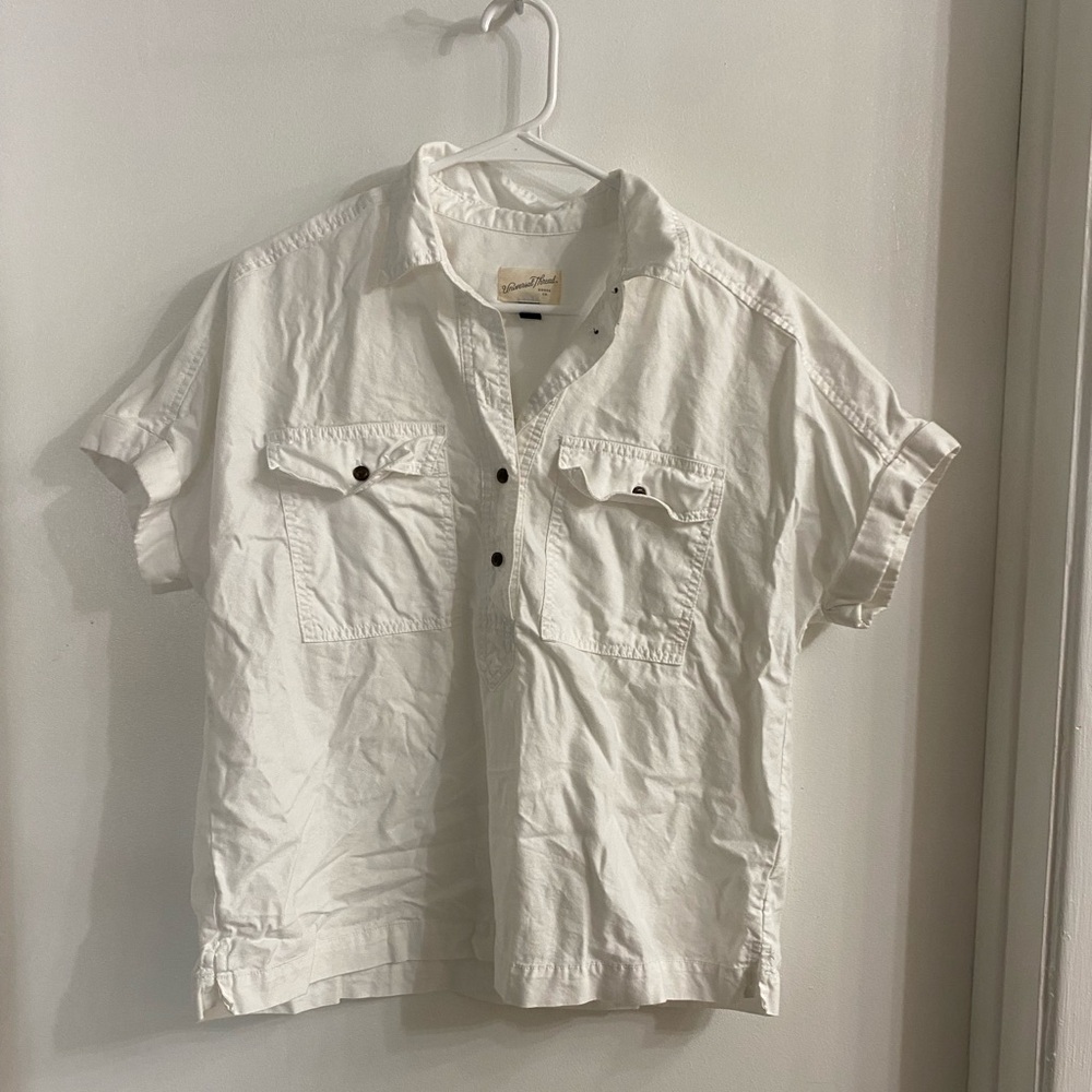 Universal Thread White popover top, size small
